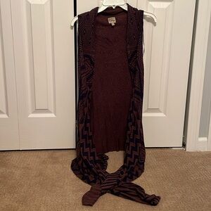 Aztec sweater vest